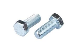 M10 X 25mm Hex Head Screw Set - BZP - Grade 8