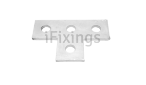 Flat Tee Plate - HDG - Sold Individually